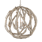 Люстра круглая в виде веток деревьев Natural Driftwood варинант исполнения - 1 | Loft Concept в Уфе