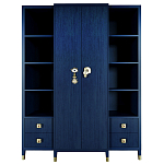 Большой шкаф с витриной Elsa Dreams Blue варинант исполнения - 7 | Loft Concept в Уфе