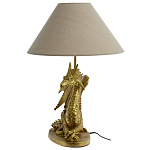 Настольная лампа с абажуром Дракон Golden Dragon Lamp Beige варинант исполнения - 2 | Loft Concept в Уфе