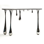 Дизайнерская Консоль Melting Silver Console Zhipeng Tan варинант исполнения - 1 | Loft Concept в Уфе