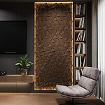 Гипсовая 3D панель с принтографией PM-50 варинант исполнения - 4 | Loft Concept в Уфе