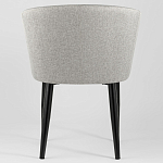 Мягкое кресло на металлических ножках Shaggy Grey варинант исполнения - 4 | Loft Concept в Уфе