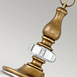 Люстра подвесная цвета латунь с прозрачным овальным стеклянным плафоном Hinkley варинант исполнения - 8 | Loft Concept в Уфе