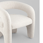 Кресло дизайнерское для лаунж зоны жемчужного цвета Pearl Lounge варинант исполнения - 4 | Loft Concept в Уфе