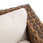 Трехместный садовый диван из плетеного пластика Matteo варинант исполнения - 2 | Loft Concept в Уфе