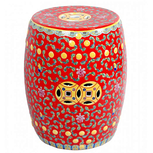 Керамический табурет Origin China - Red