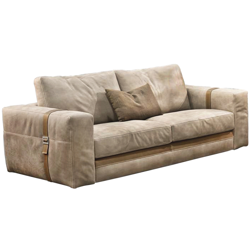 Диван ARGO  натуральная кожа Бежевый в Уфе | Loft Concept 