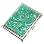 Портсигар с газовой зажигалкой из натурального камня Амазонит Stone Cigarettes Cases варинант исполнения - 6 | Loft Concept в Уфе