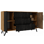 Комод с 3-мя ящиками и дверцей Stone Effect варинант исполнения - 4 | Loft Concept в Уфе