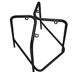 Барный стул со спинкой и подлокотниками на 4-х металлических ножках Douglas Rhombus Серый Велюр варинант исполнения - 6 | Loft Concept в Уфе