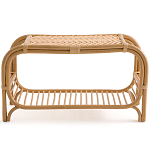 Скамья для прихожей из стеблей ротанга Willa Rattan Bench варинант исполнения - 3 | Loft Concept в Уфе