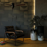 Гипсовая 3D Панель M-08 варинант исполнения - 2 | Loft Concept в Уфе