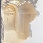 Встраиваемый в стену гипсовый светильник под покраску в античном стиле Antiquity Athena варинант исполнения - 9 | Loft Concept в Уфе