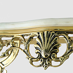 Консоль из бронзы с мраморной столешницей Bronze De Console варинант исполнения - 1 | Loft Concept в Уфе