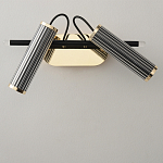 Бра с двумя цилиндрическими плафонами на магнитном креплении Bronze Concert варинант исполнения - 3 | Loft Concept в Уфе