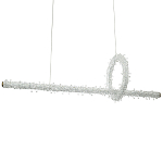 Подвесной линейный светильник Gilbertine Crystals Linear Hanging Lamp варинант исполнения - 1 | Loft Concept в Уфе
