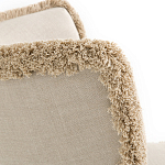 Кресло с декором бахрома Linen Fringe Chair Beige варинант исполнения - 5 | Loft Concept в Уфе