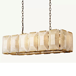 Люстра с абажуром из прямоугольных мраморных панелей Calling to Shine варинант исполнения - 3 | Loft Concept в Уфе