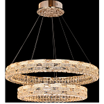 Люстра на 2 кольца с текстурной огранкой Reflection of Reality варинант исполнения - 5 | Loft Concept в Уфе