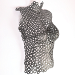 Аксессуар на стену из металла Female Torso Metal Wall Accessory варинант исполнения - 2 | Loft Concept в Уфе