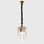 Подвесной хрустальный светильник Harmonica Crystal Gold Hanging Lamp варинант исполнения - 2 | Loft Concept в Уфе