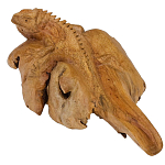 Статуэтка из дерева игуана Animals of the World варинант исполнения - 4 | Loft Concept в Уфе