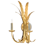 Бра с каркасом в виде пучка золотых перьев Bunch of Feathers варинант исполнения - 2 | Loft Concept в Уфе