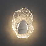 Бра с рельефным волнообразным стеклянным плафоном и вставкой из мрамора Liquid Stone варинант исполнения - 9 | Loft Concept в Уфе