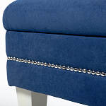 Мягкая банкетка с зоной для хранения Casket Blue варинант исполнения - 3 | Loft Concept в Уфе