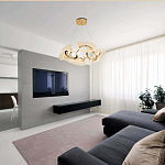 Люстра подвесная с 6-ю круглыми светодиодными лампами Catcher варинант исполнения - 2 | Loft Concept в Уфе