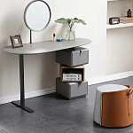 Консоль с зеркалом и  3-мя вращающимися ящиками Eloida варинант исполнения - 5 | Loft Concept в Уфе