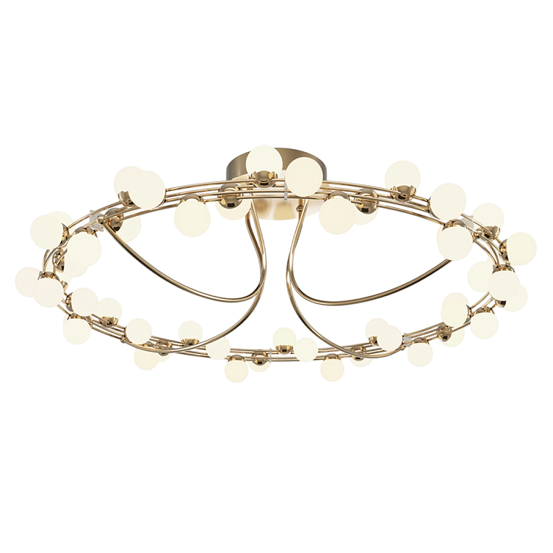 Потолочный светильник Tessara 3000К 72Вт Золотой Белый в Уфе | Loft Concept 