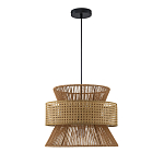 Подвесной светильник с абажуром из натуральных материалов Light Inside the Cell варинант исполнения - 3 | Loft Concept в Уфе