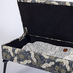 Банкетка с принтом из журавлей Crane варинант исполнения - 5 | Loft Concept в Уфе