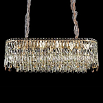 Люстра овальная с хрустальными подвесками Roul Crystal Light варинант исполнения - 2 | Loft Concept в Уфе