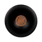 Встраиваемый спот светодиодный круглый черного цвета с углублением Ombra Lux  варинант исполнения - 2 | Loft Concept в Уфе
