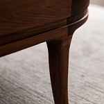 Кофейный стол овальный из дерева с 2-мя ящиками Coffee Walnut Table варинант исполнения - 10 | Loft Concept в Уфе