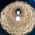 Вязаный подвесной светильник из шерсти Dome Wool Lamp  варинант исполнения - 5 | Loft Concept в Уфе