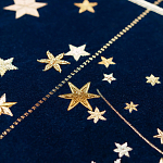 Обои с вышивкой ручной работы Cosmos Original colourway on velvet варинант исполнения - 4 | Loft Concept в Уфе