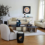 Приставной столик черного цвета AMORPHOUS варинант исполнения - 4 | Loft Concept в Уфе