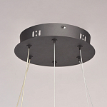 Люстра с двумя кольцами черного цвета с хрустальными элементами QUARTZ CRYSTAL варинант исполнения - 15 | Loft Concept в Уфе