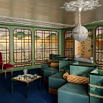 Обои ручная роспись The Plain of Musashi Original colourway on painted Xuan paper with gold ombre варинант исполнения - 1 | Loft Concept в Уфе