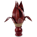 Настольная лампа красная INDONESIAN LAMPS варинант исполнения - 1 | Loft Concept в Уфе