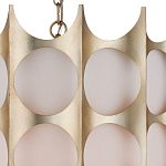 Подвесной светильник в форме цилиндра с фактурным серебряным каркасом и тканевым абажуром Silver Honeycomb варинант исполнения - 2 | Loft Concept в Уфе