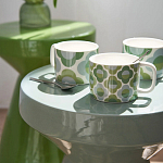 Приставной стол из керамики Manufacto Gray-green варинант исполнения - 7 | Loft Concept в Уфе