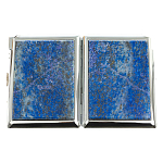 Портсигар с газовой зажигалкой из натурального камня Лазурит Stone Cigarettes Cases варинант исполнения - 9 | Loft Concept в Уфе