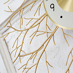 Часы настенные из металла золотые с белым циферблатом Current Time варинант исполнения - 3 | Loft Concept в Уфе