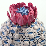 Статуэтка тропический фрукт  Tropical Fruit Round Flower Blue варинант исполнения - 1 | Loft Concept в Уфе