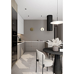 Кухонный гарнитур с фасадом в полоску Rainier Kitchen Set варинант исполнения - 4 | Loft Concept в Уфе