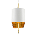 Люстра прямоугольная с белыми цилиндрическими абажурами White Ribbon варинант исполнения - 1 | Loft Concept в Уфе